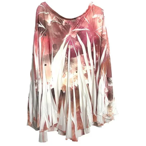 Studio Y Skirt Women’s XL Multicolor Polyester Flowy Y2K Fairy Gypsy Boho - Picture 2 of 4